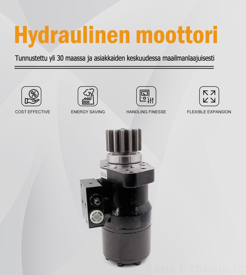 BMR_sykloidihydraulimotori 50 cc/kierros 38 l/min Hydraulimoottori